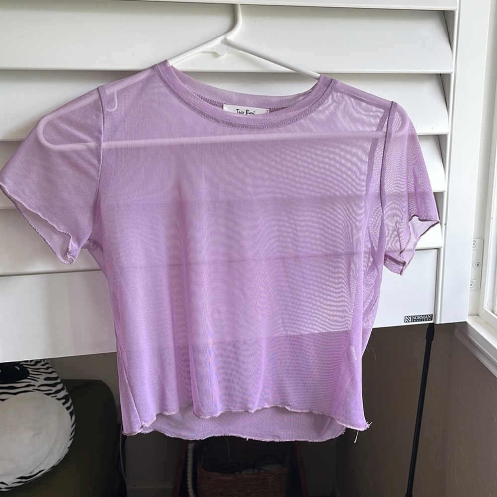 Purple Sheer Shirt!